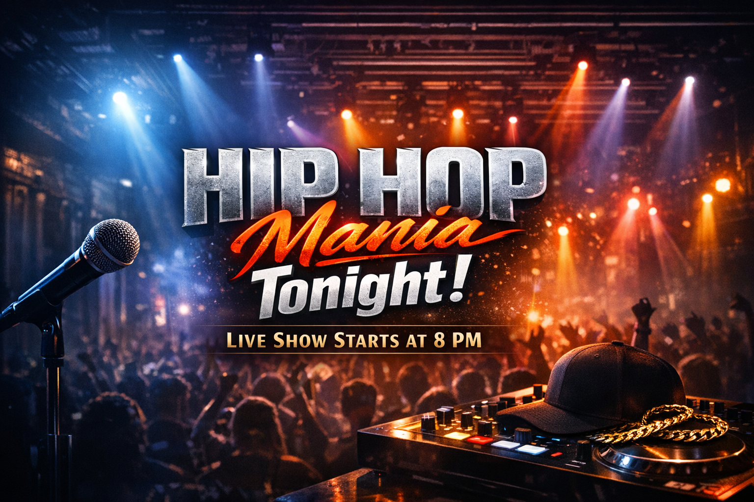 HIP HOP Mania Tonight! spotlight slide